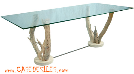 Pieds pour table basse bois