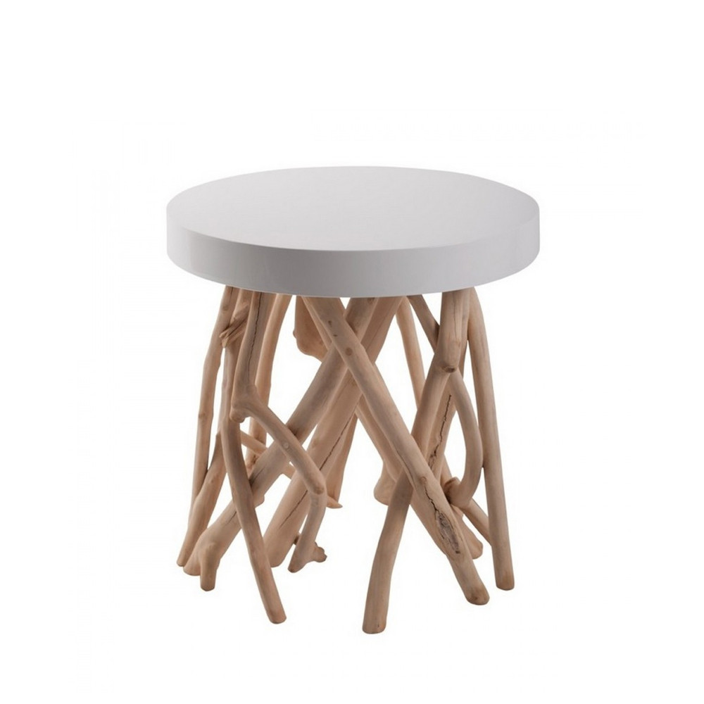 Table basse bois flotée
