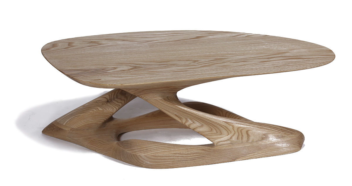 Table basse bois plié