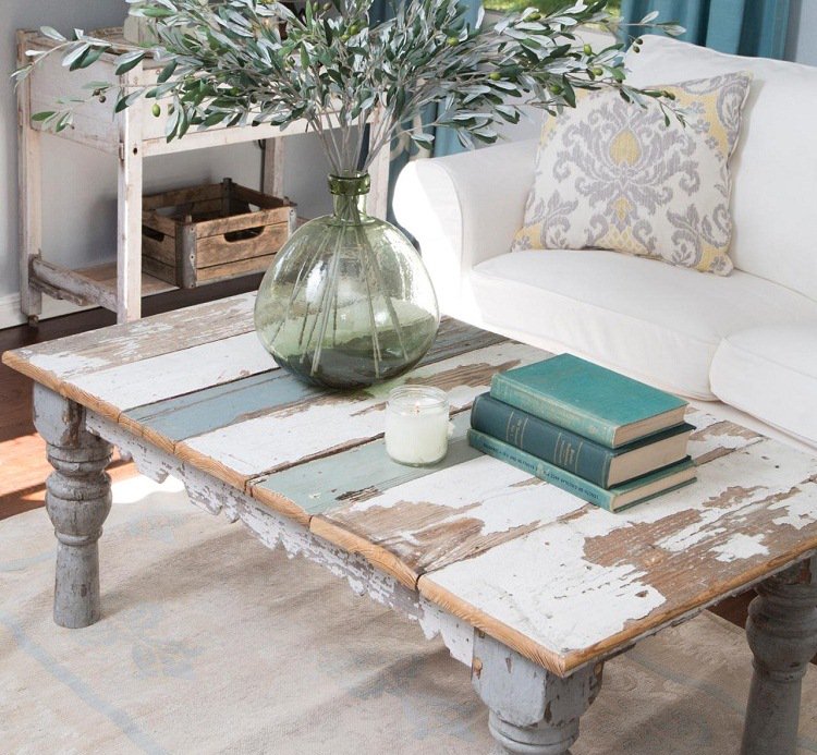 Table basse bois diy