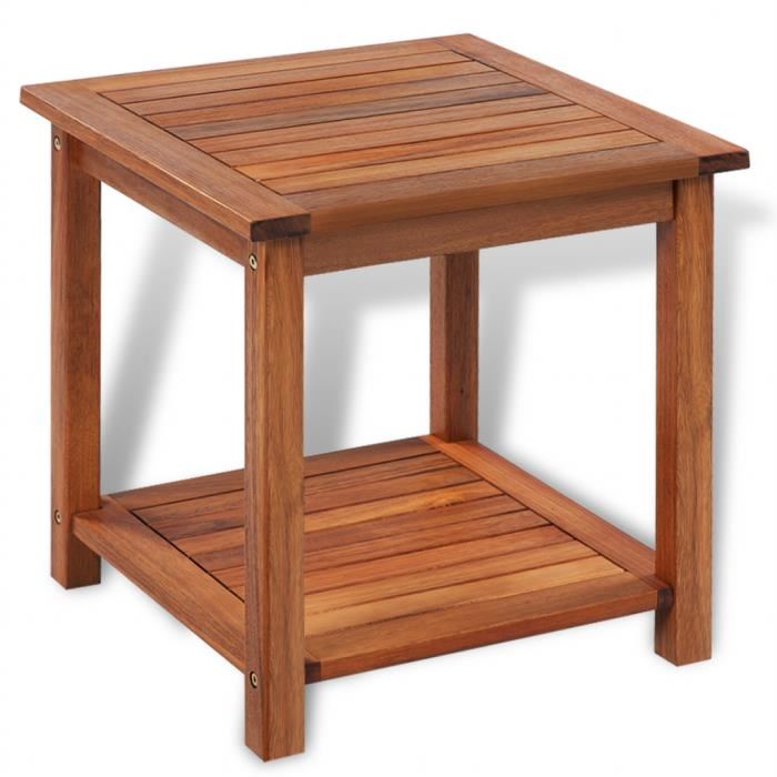 Table basse bois extérieur