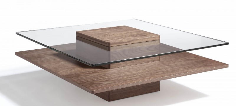 Table basse carree bois