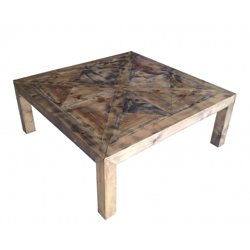 Table basse bois parquet