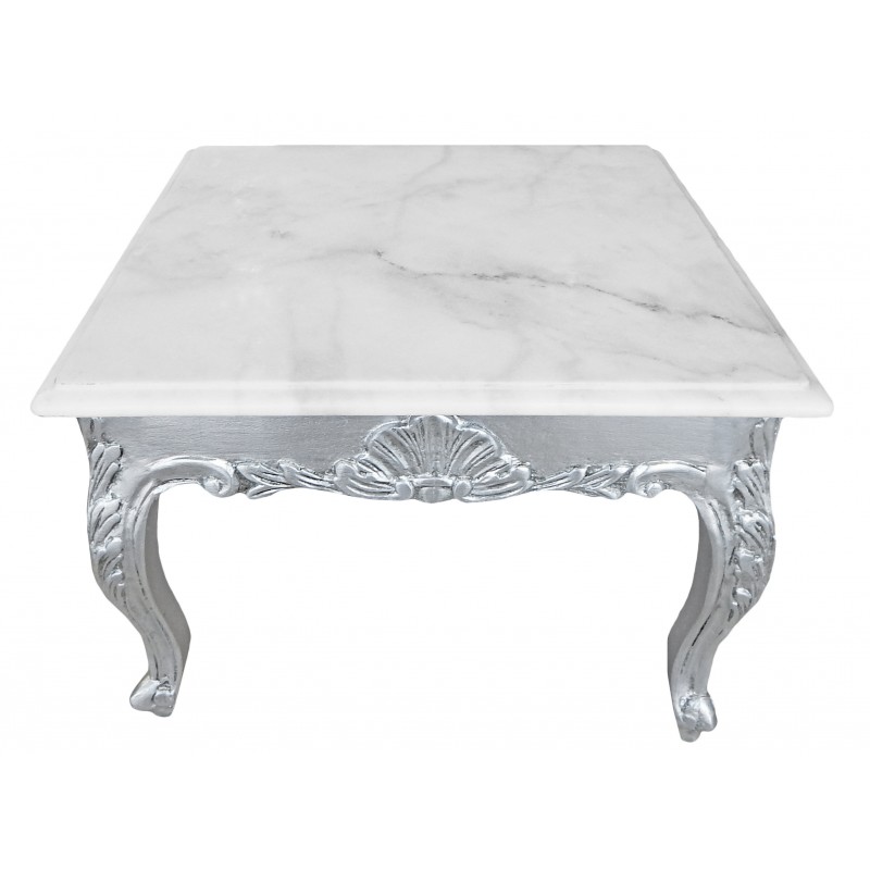Table basse baroque marbre
