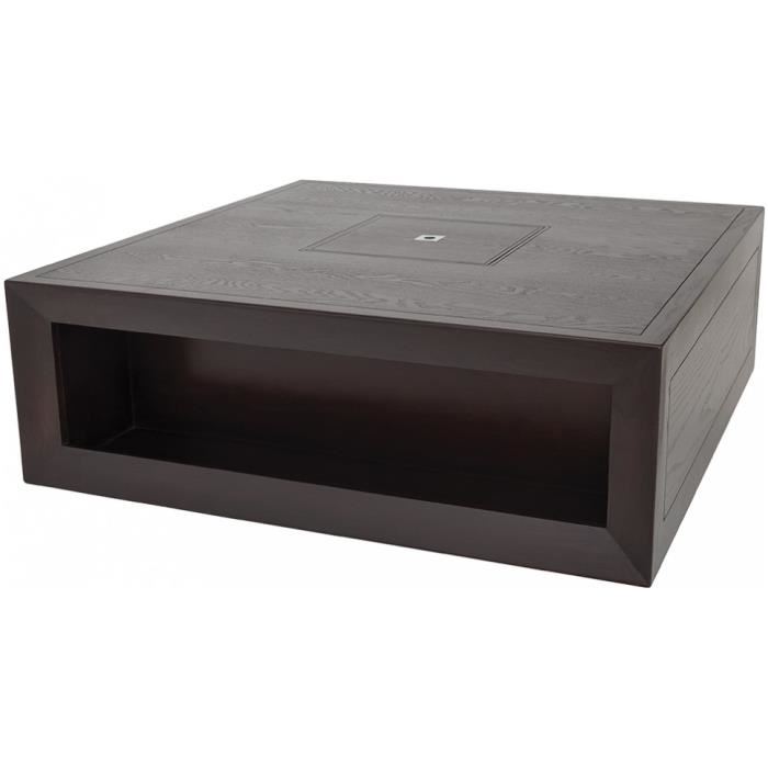 Table basse en bois wengé