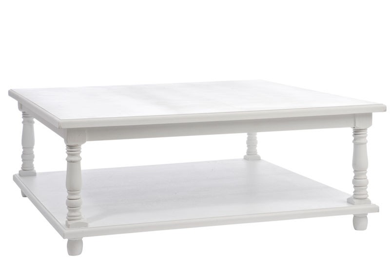 Table basse bois blanch