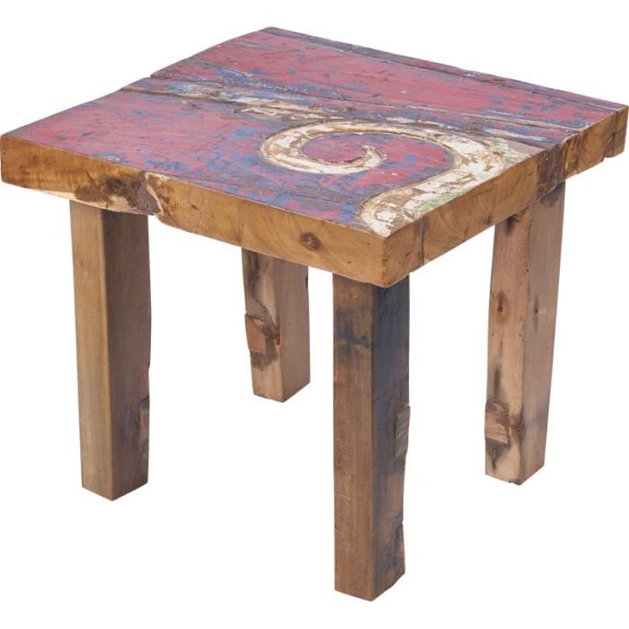 Table basse bois de bateau