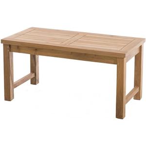 Petite table basse de jardin en bois