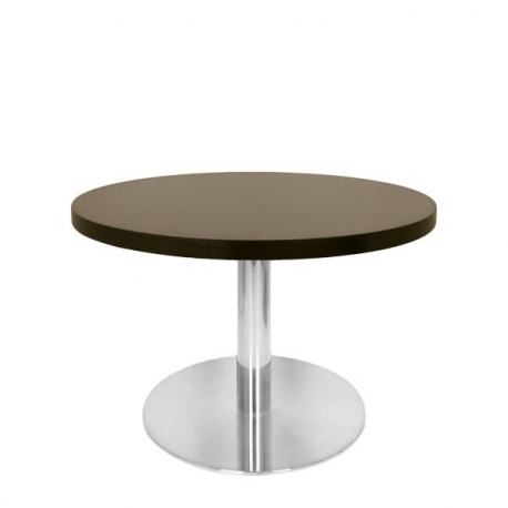 Table basse bois et inox