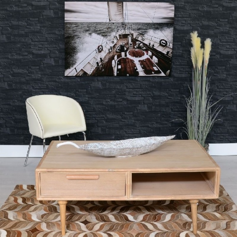 Table basse de salon style scandinave