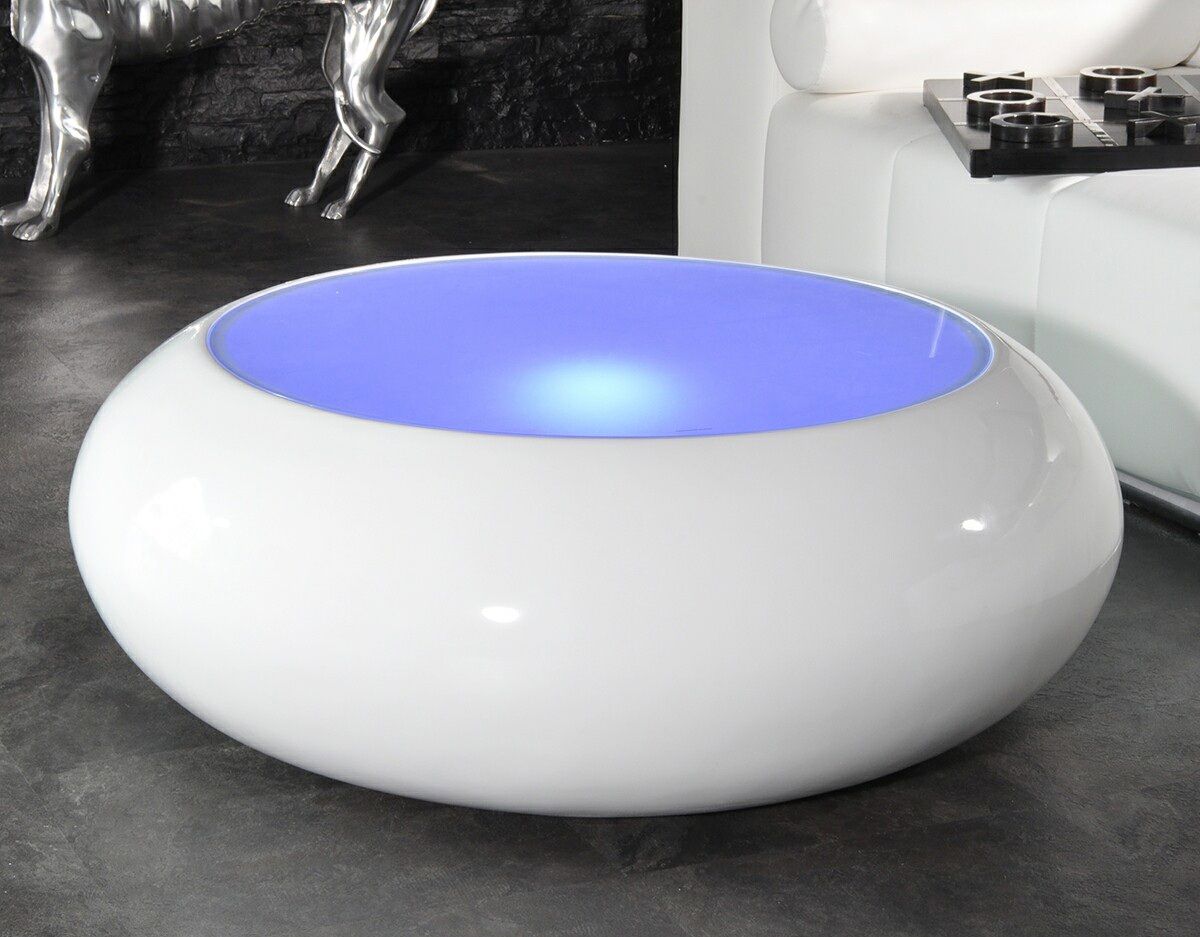 Table basse ronde galet