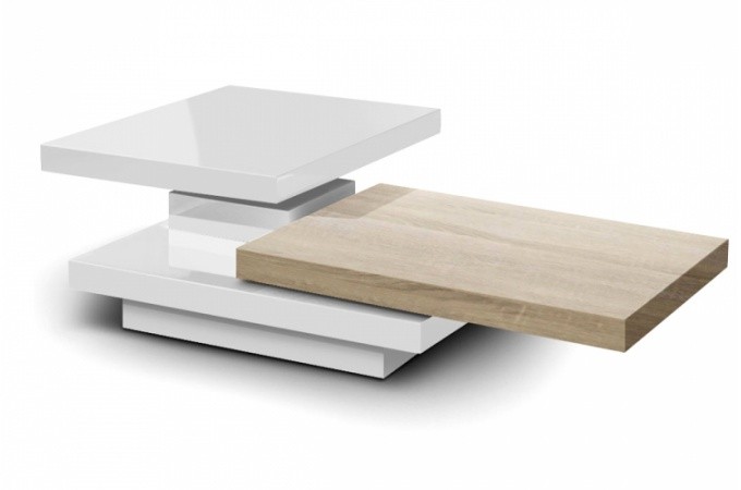 Table basse bois laqué