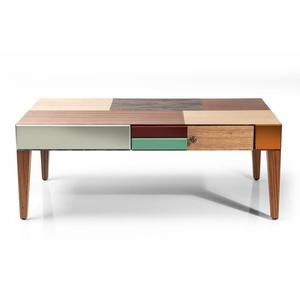 Table basse vintage colore