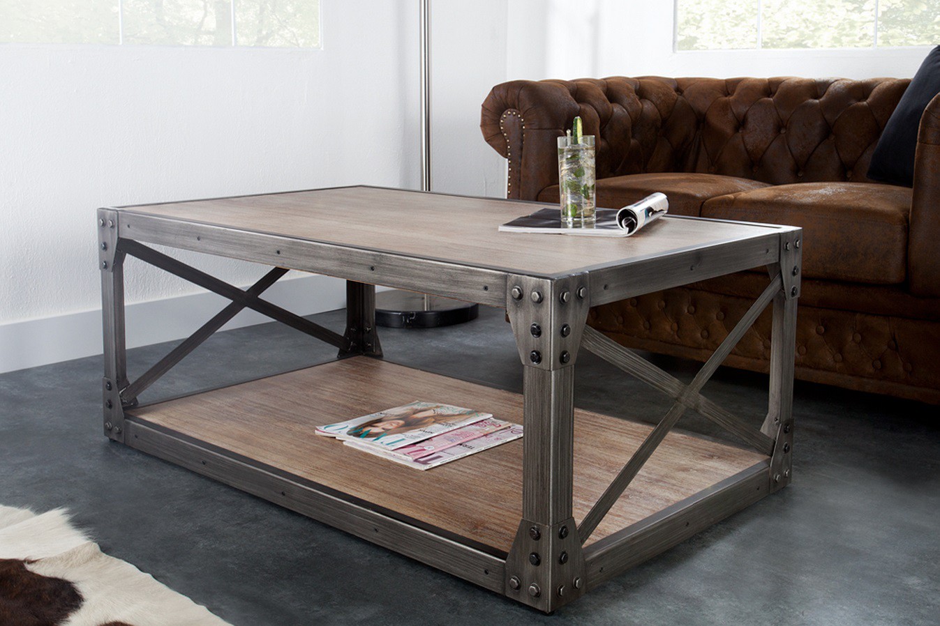 Table basse bois design pas cher
