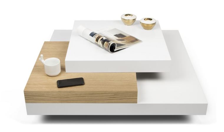 Table basse carrée haut de gamme