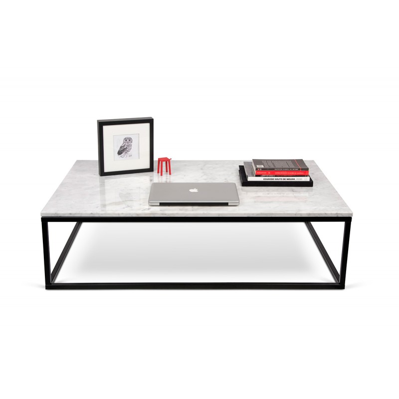 Table basse bois et led