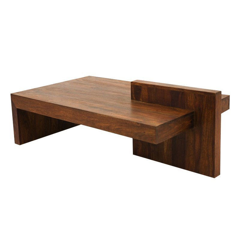 Table basse bois zen