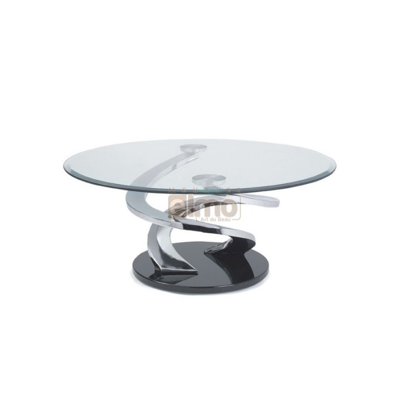 Table basse design pas cher verre