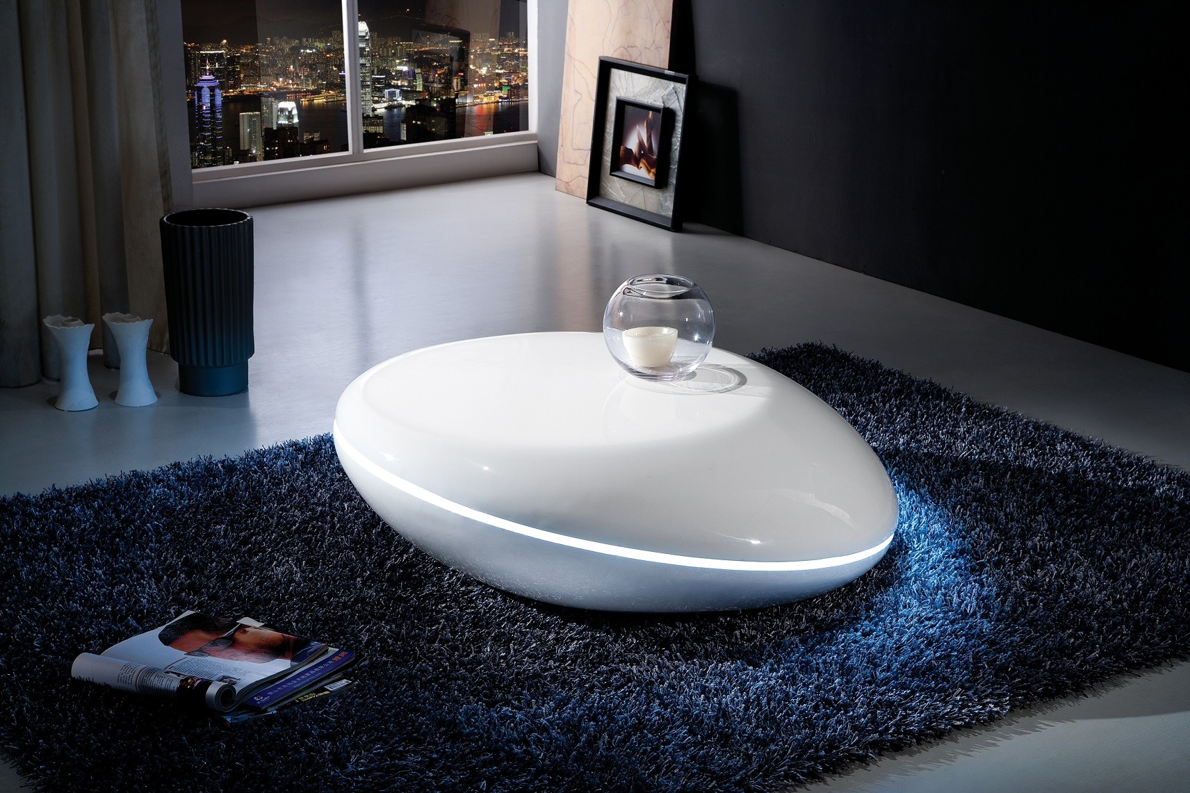 Table basse design led pas cher