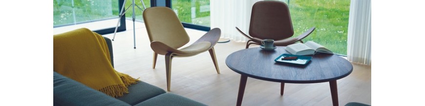 Table basse et chaise scandinave