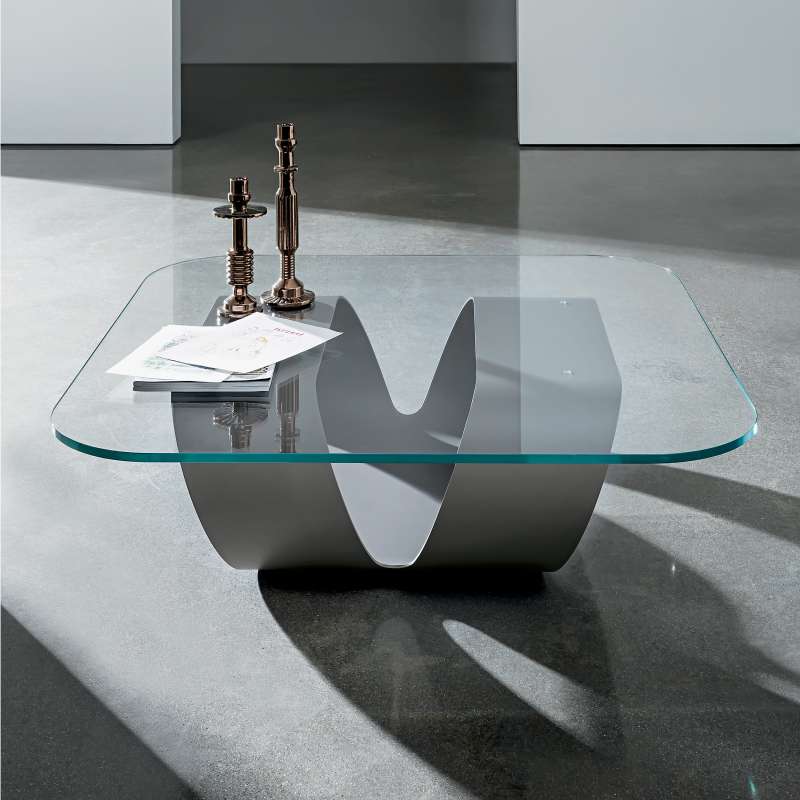 Table basse design en verre