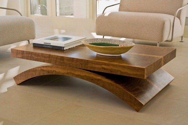 Table basse bout de bois