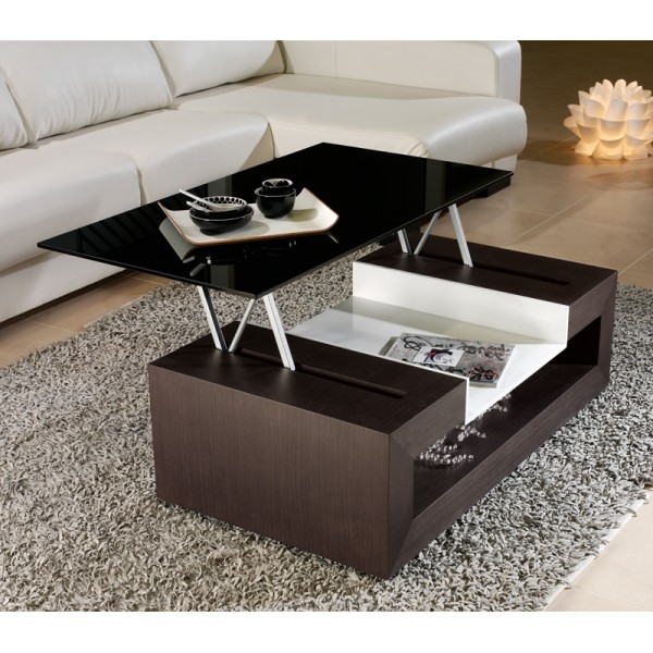 Table basse bois massif wengé