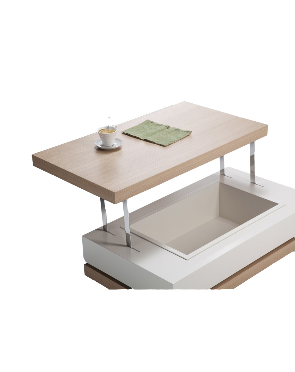 Table basse relevable 120 x 80