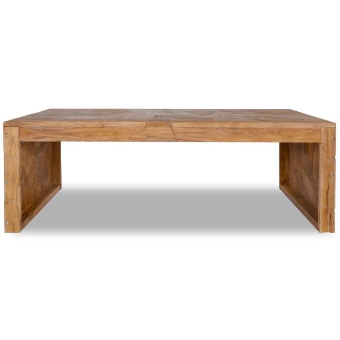 Table basse morceau de bois