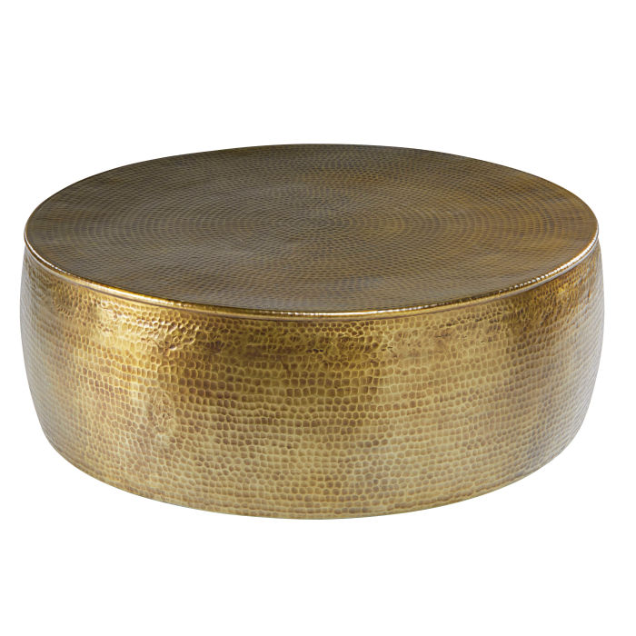 Table basse martelé maison du monde