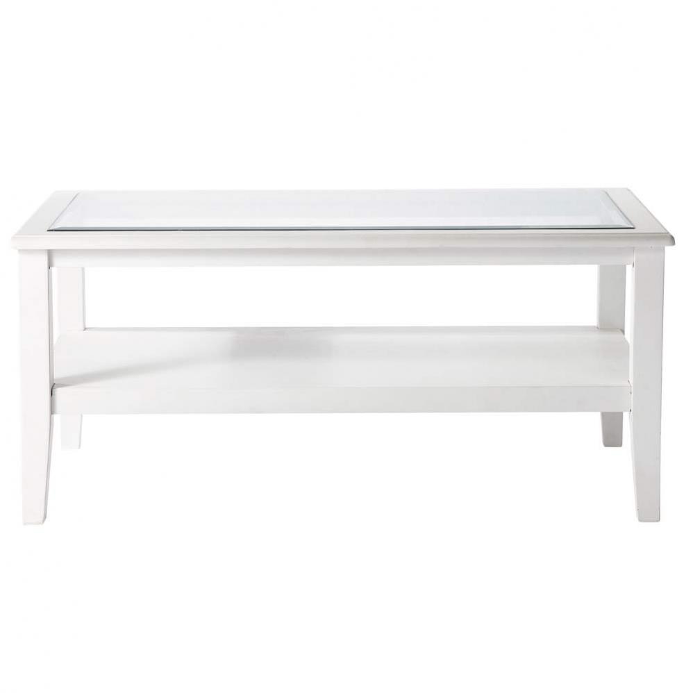 Table basse argentée maison du monde