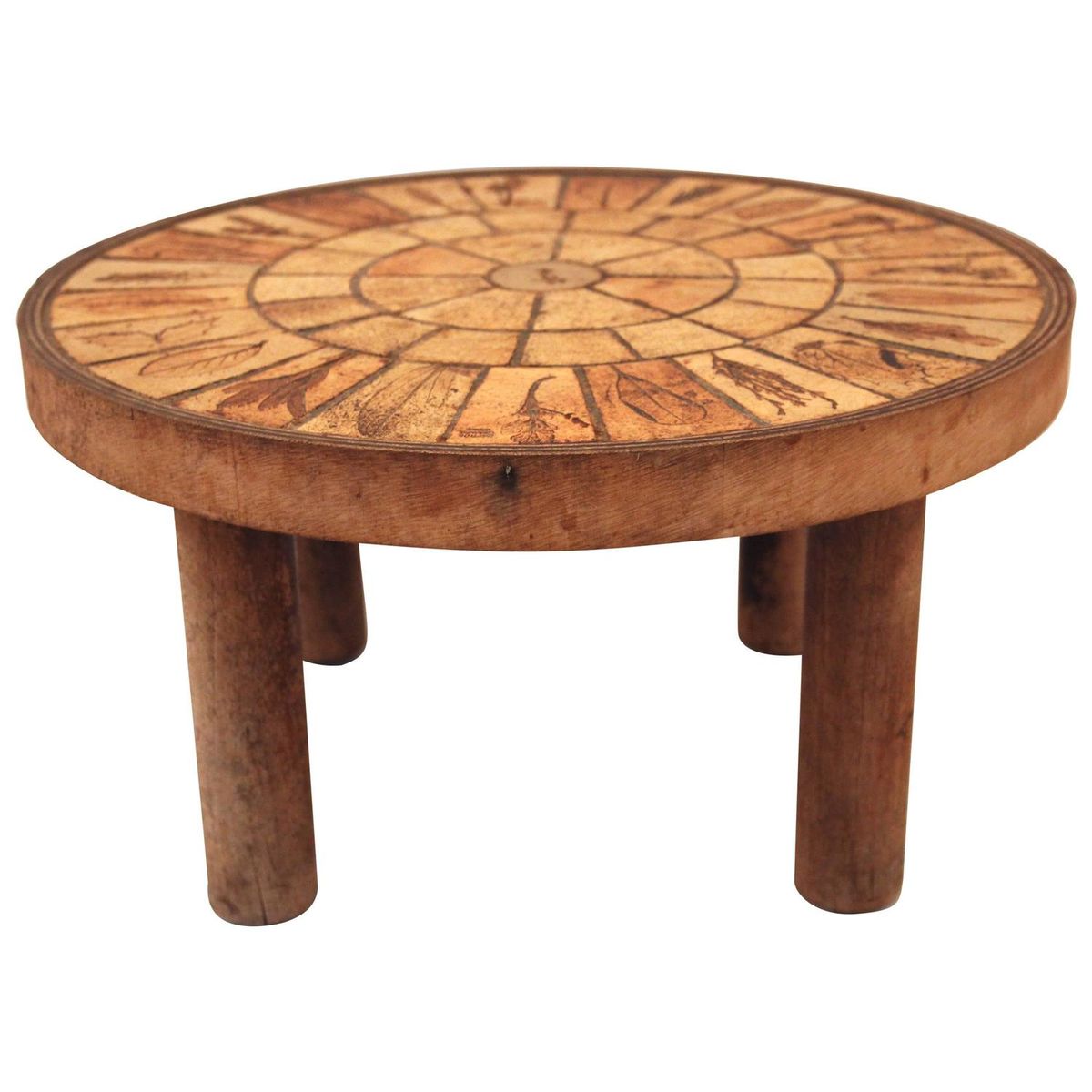 Table basse ronde capron