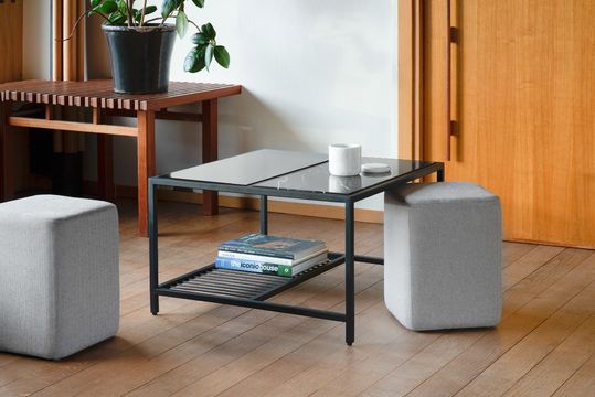 Table basse esprit scandinave
