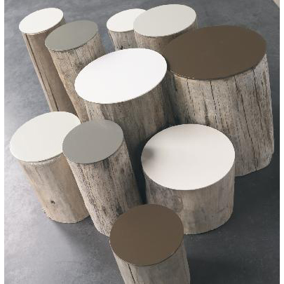 Rondin de bois table basse