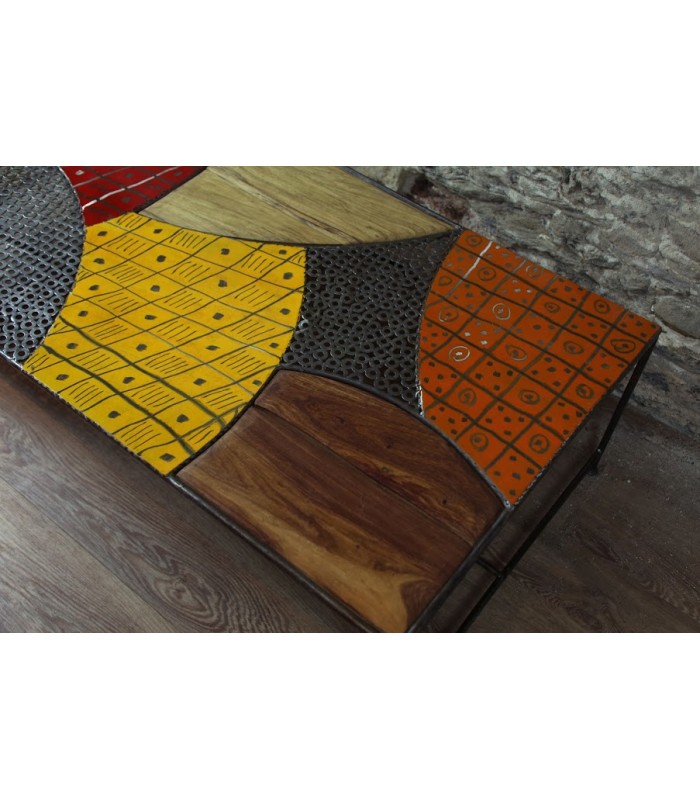 Table basse africaine bois