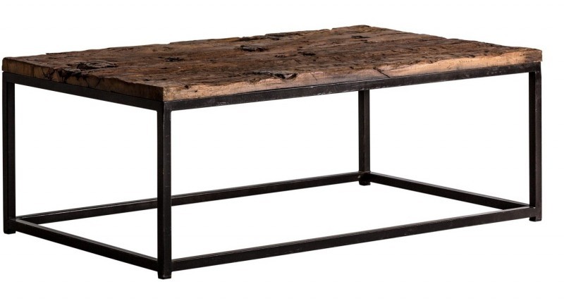 Table basse fer noir