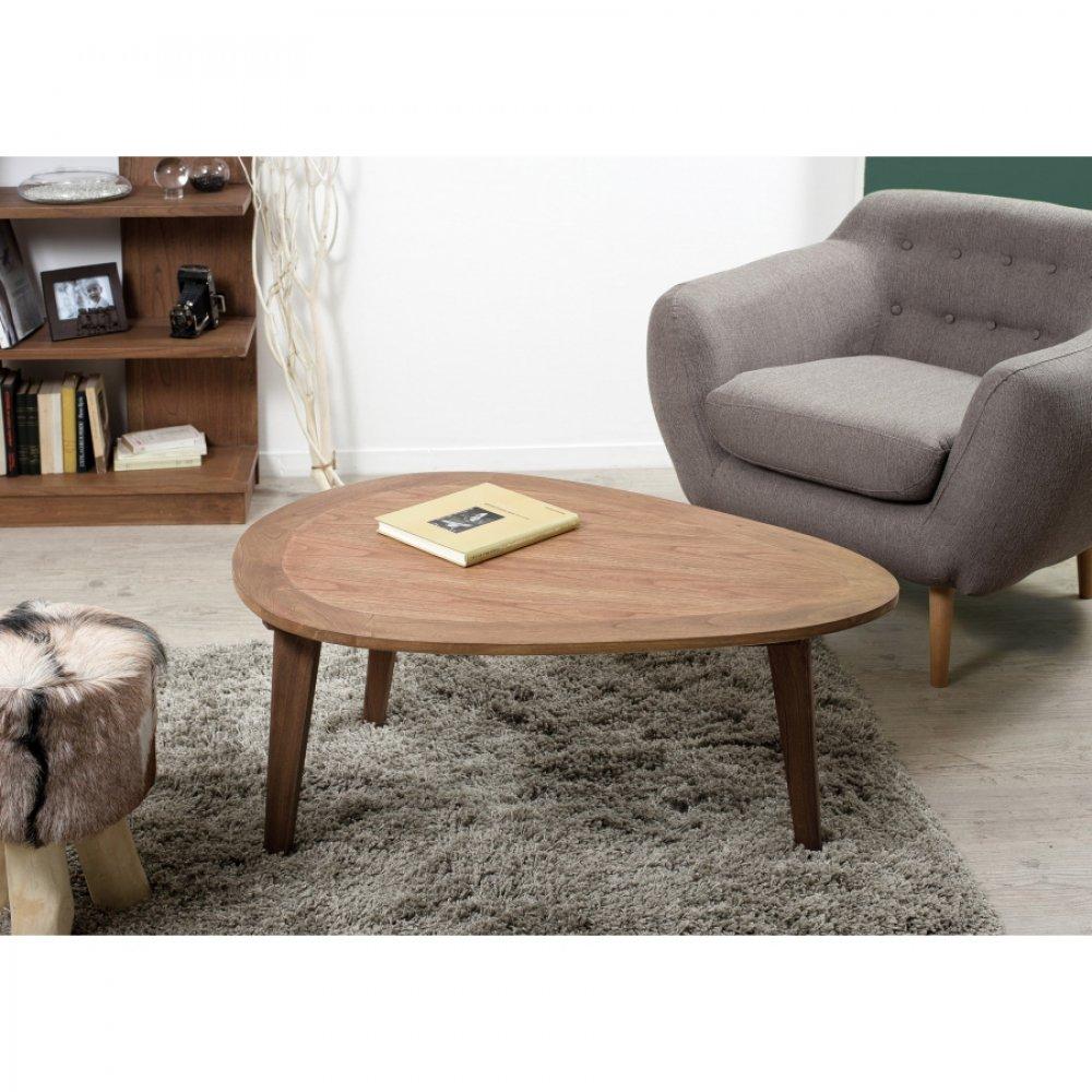 Table basse carrée style scandinave
