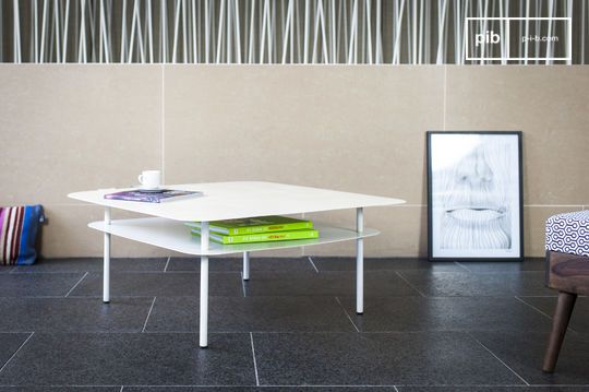 Table basse avec rangement holly noir