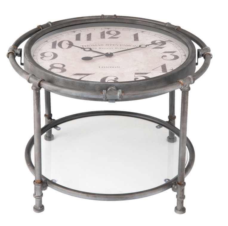 Table basse horloge