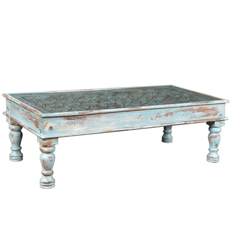 Table basse en bois ancienne