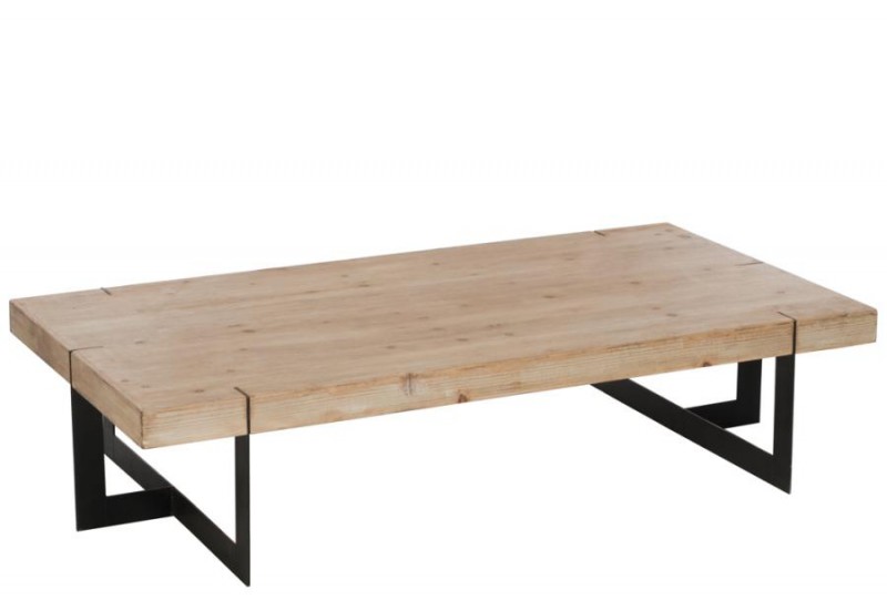Table basse salon de jardin bois