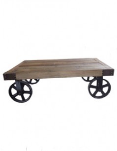 Table basse ovale en bois meilleur prix