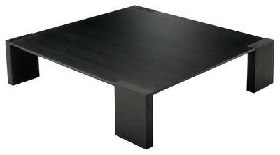 Table basse bois noire