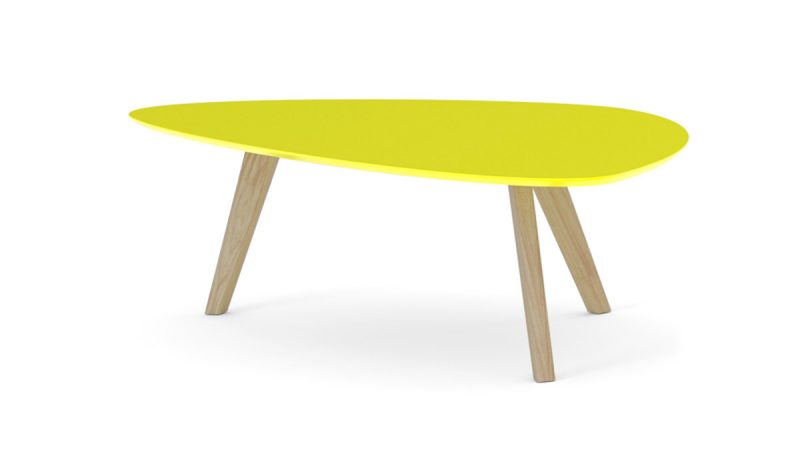 Table basse ikea jaune