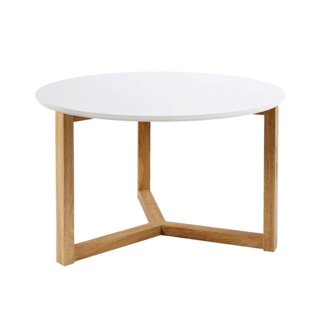 Table basse ronde bois 90 cm