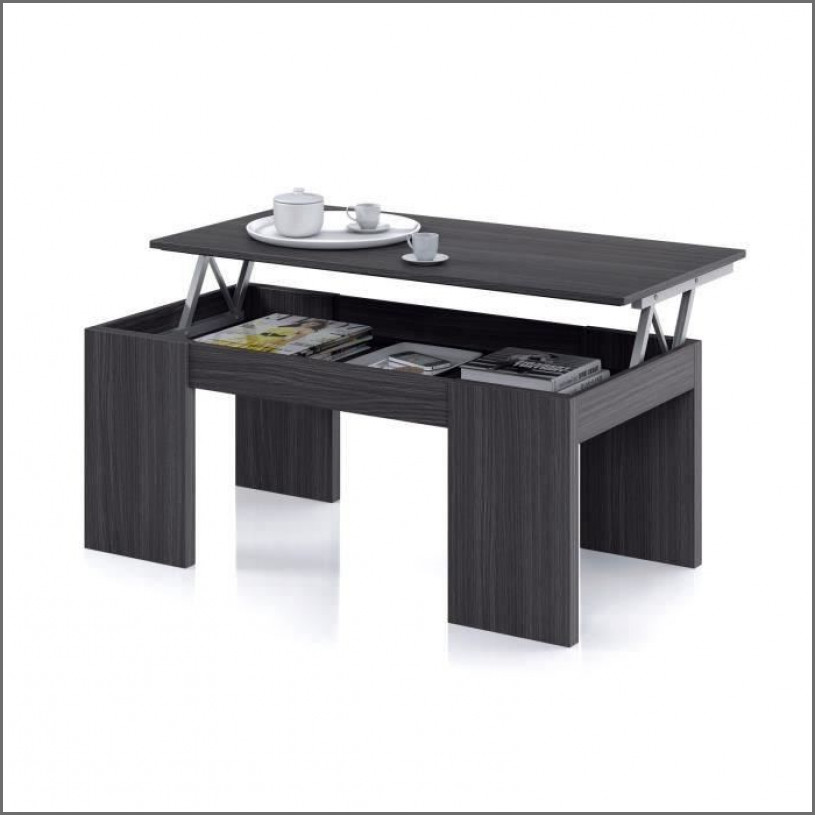 Kendra table basse transformable plateau relevable