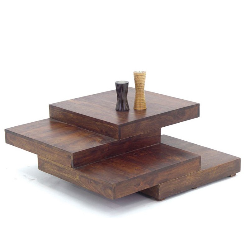 Meuble bois massif table basse