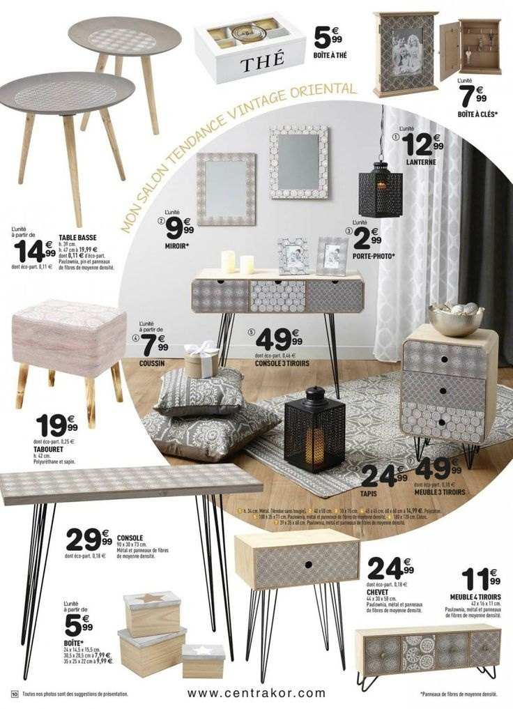 Centrakor table basse scandinave
