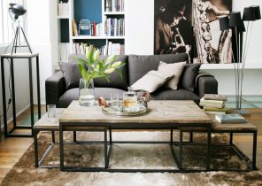 Table basse engrenage maison du monde