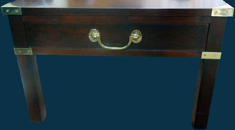 Table basse bois marine